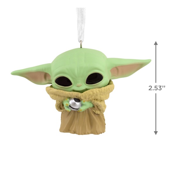 Star Wars The Mandalorian Baby Yoda Holiday Ornament Collectible Special Edition - Picture 2 of 4